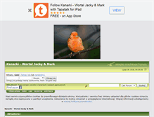 Tablet Screenshot of kanarki.eu