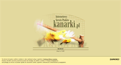 Desktop Screenshot of kanarki.pl